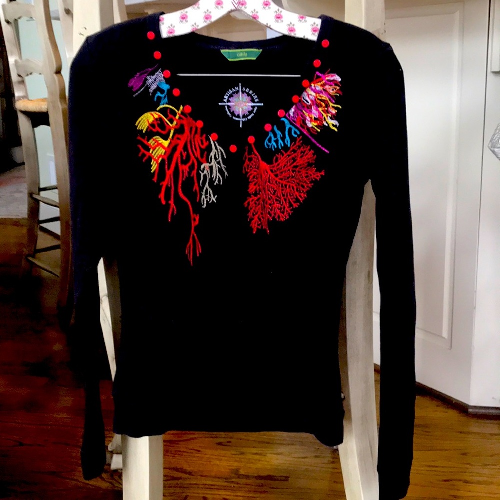 Oilily long sleeve Artisan top